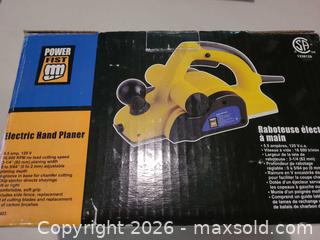 MaxSold Auction: Power Fist 3-Piece Corded Electric Tool Lot: Saw, Drill, Planer - Acme (Alberta, Canada) PARTNER MANAGED Moving Online Auction - Township Road 292