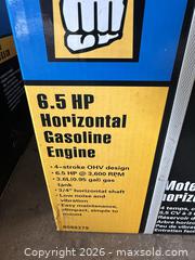 MaxSold Auction: Power Fist 6.5 HP Horizontal Shaft Gasoline Engine 3/4" Shaft - Acme (Alberta, Canada) PARTNER MANAGED Moving Online Auction - Township Road 292
