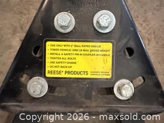 MaxSold Auction: Steel Black Tow Bar A-Frame Trailer Dolly(Reese), Cabinet & Bush Guard - Acme (Alberta, Canada) PARTNER MANAGED Moving Online Auction - Township Road 292