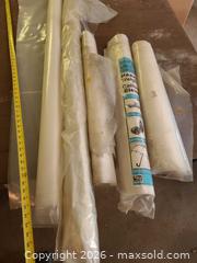 MaxSold Auction: Table and Clear Polyethylene Plastic Sheeting Rolls — 28 in & 54 in Widths - Acme (Alberta, Canada) PARTNER MANAGED Moving Online Auction - Township Road 292