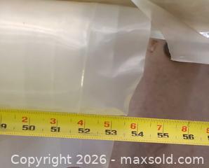 MaxSold Auction: Table and Clear Polyethylene Plastic Sheeting Rolls — 28 in & 54 in Widths - Acme (Alberta, Canada) PARTNER MANAGED Moving Online Auction - Township Road 292