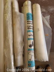 MaxSold Auction: Table and Clear Polyethylene Plastic Sheeting Rolls — 28 in & 54 in Widths - Acme (Alberta, Canada) PARTNER MANAGED Moving Online Auction - Township Road 292