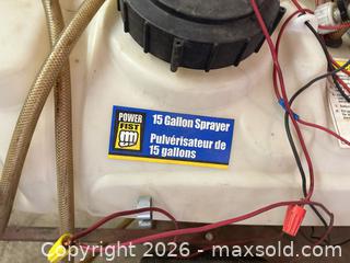 MaxSold Auction: Towable Cart Sprayer, 15 Gallon Plastic Tank, (Pair of Sprayers) - Acme (Alberta, Canada) PARTNER MANAGED Moving Online Auction - Township Road 292