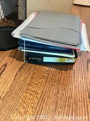 MaxSold Auction: Assorted Office & School Supplies Lot with Mesh Wastebasket & Files - Frisco (Texas, USA) PARTNER MANAGED Downsizing Online Auction - Miramar Drive