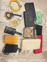 MaxSold Auction: Lot of 13 Assorted Wallets, Card Holders & Small Accessories - Frisco (Texas, USA) PARTNER MANAGED Downsizing Online Auction - Miramar Drive