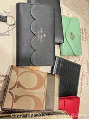 MaxSold Auction: Lot of 13 Assorted Wallets, Card Holders & Small Accessories - Frisco (Texas, USA) PARTNER MANAGED Downsizing Online Auction - Miramar Drive