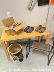 MaxSold Auction: Mixed Garden Tools, Pots, Planter, Sprayer & Bagged Rock - Frisco (Texas, USA) PARTNER MANAGED Downsizing Online Auction - Miramar Drive
