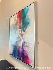 MaxSold Auction: Signed Framed Abstract Modern Giclée Canvas 43" x 50" - Frisco (Texas, USA) PARTNER MANAGED Downsizing Online Auction - Miramar Drive