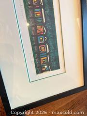 MaxSold Auction: Signed, Numbered Serigraph Framed Print — Row of Houses - Frisco (Texas, USA) PARTNER MANAGED Downsizing Online Auction - Miramar Drive