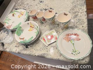 MaxSold Auction: Spode Floral Haven Dinnerware Assortment, Made in England - Frisco (Texas, USA) PARTNER MANAGED Downsizing Online Auction - Miramar Drive