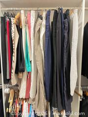 MaxSold Auction: Women's Mixed Clothing Lot - Tops & Pants, Varied Sizes (16-30 pcs) - Frisco (Texas, USA) PARTNER MANAGED Downsizing Online Auction - Miramar Drive
