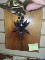 MaxSold Auction: Michael Healy Brass Door Knocker on Wood Mounting Plaque - Voorhees Township (New Jersey, USA) SELLER MANAGED Commercial Liquidation Online Auction - Centennial Boulevard