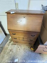 MaxSold Auction: Secretary Desk 1960s  - Greater Napanee (Ontario, Canada) PARTNER MANAGED Downsizing Online Auction - County Road 11