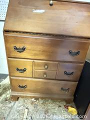 MaxSold Auction: Secretary Desk 1960s  - Greater Napanee (Ontario, Canada) PARTNER MANAGED Downsizing Online Auction - County Road 11