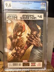 MaxSold Auction: Amazing Spider-Man #4 Original Sin Variant (Marvel) - Cambridge (Ontario, Canada) SELLER MANAGED Downsizing Online Auction - Mcnichol Drive