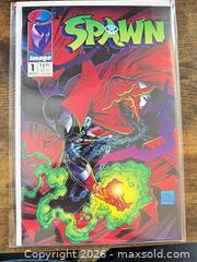 MaxSold Auction: Spawn #1 (Image Comics, May 1992) Todd McFarlane cover - Cambridge (Ontario, Canada) SELLER MANAGED Downsizing Online Auction - Mcnichol Drive