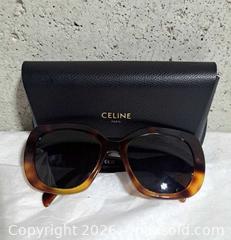 MaxSold Auction: Celine Tortoiseshell Triomphe 01 Sunglasses 55-19 135 - Markham (Ontario, Canada) SELLER MANAGED Downsizing Online Auction - Major Mackenzie Drive East
