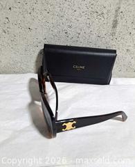 MaxSold Auction: Celine Tortoiseshell Triomphe 01 Sunglasses 55-19 135 - Markham (Ontario, Canada) SELLER MANAGED Downsizing Online Auction - Major Mackenzie Drive East