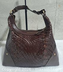 MaxSold Auction: Cole Haan Genevieve Woven Leather Hobo / Shoulder Bag - Markham (Ontario, Canada) SELLER MANAGED Downsizing Online Auction - Major Mackenzie Drive East