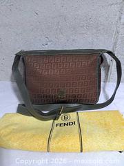 MaxSold Auction: Fendi Vintage Zucchino Small Shoulder Bag - Markham (Ontario, Canada) SELLER MANAGED Downsizing Online Auction - Major Mackenzie Drive East