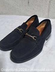 MaxSold Auction: Gucci Men's Suede Horsebit Loafers (USA 12.5) (UK 11.5) Standard  - Markham (Ontario, Canada) SELLER MANAGED Downsizing Online Auction - Major Mackenzie Drive East