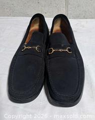 MaxSold Auction: Gucci Men's Suede Horsebit Loafers (USA 12.5) (UK 11.5) Standard  - Markham (Ontario, Canada) SELLER MANAGED Downsizing Online Auction - Major Mackenzie Drive East