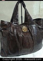 MaxSold Auction: Gucci Python Hysteria Large Tote Tom Ford Erra  - Markham (Ontario, Canada) SELLER MANAGED Downsizing Online Auction - Major Mackenzie Drive East