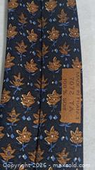 MaxSold Auction: Hermes Leaf Print Silk Tie - Markham (Ontario, Canada) SELLER MANAGED Downsizing Online Auction - Major Mackenzie Drive East