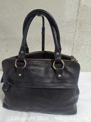 MaxSold Auction: Modalu London Black Leather Large Handbag - Markham (Ontario, Canada) SELLER MANAGED Downsizing Online Auction - Major Mackenzie Drive East