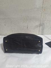 MaxSold Auction: Modalu London Black Leather Large Handbag - Markham (Ontario, Canada) SELLER MANAGED Downsizing Online Auction - Major Mackenzie Drive East