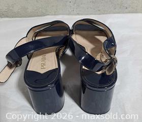 MaxSold Auction: Prada Patent Leather Block Heel Sandals (FITS 9 Narrow Front) - Markham (Ontario, Canada) SELLER MANAGED Downsizing Online Auction - Major Mackenzie Drive East