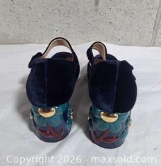 MaxSold Auction: Prada Velvet Block Heel Mary Janes FITS 7-7.5 - Markham (Ontario, Canada) SELLER MANAGED Downsizing Online Auction - Major Mackenzie Drive East