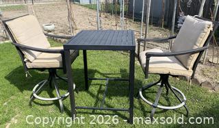 MaxSold Auction: Patio Season - Bistro Set. 2 Chairs and 1 Table - Toronto (Ontario, Canada) SELLER MANAGED Downsizing Online Auction - Findlay Boulevard