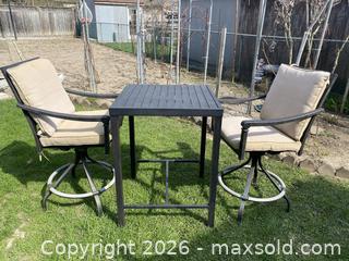 MaxSold Auction: Patio Season - Bistro Set. 2 Chairs and 1 Table - Toronto (Ontario, Canada) SELLER MANAGED Downsizing Online Auction - Findlay Boulevard
