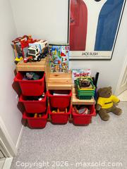 MaxSold Auction: Assorted Lot of Kid's Toys, Games + Toy Storage Unit - Vaughan (Ontario, Canada) SELLER MANAGED Moving Online Auction - Rimmington Drive