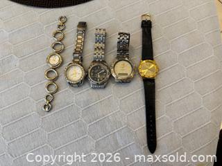 MaxSold Auction: Lot of 5 Men's and Women's Watches - Vaughan (Ontario, Canada) SELLER MANAGED Moving Online Auction - Rimmington Drive