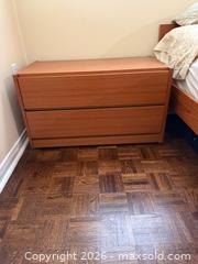 MaxSold Auction: Vintage MCM 'Reff Products' Teak Pair of Nightstands - Vaughan (Ontario, Canada) SELLER MANAGED Moving Online Auction - Rimmington Drive