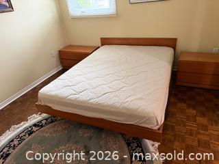MaxSold Auction: Vintage MCM 'Reff Products' Teak Queen Bed w/Storage - Vaughan (Ontario, Canada) SELLER MANAGED Moving Online Auction - Rimmington Drive