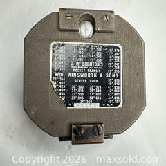 MaxSold Auction: Ainsworth & Sons / D.L. Brunton Lensatic Military Compass - Morgan Hill (California, USA) PARTNER MANAGED Estate Sale Online Auction - Dougherty Avenue