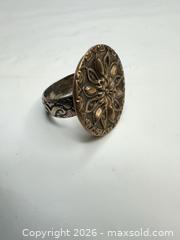 MaxSold Auction: Compass Rose Mixed Metal Statement Ring - Morgan Hill (California, USA) PARTNER MANAGED Estate Sale Online Auction - Dougherty Avenue