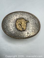 MaxSold Auction: J.K. Roberts and Co. Large Silver Western Belt Buckle - Morgan Hill (California, USA) PARTNER MANAGED Estate Sale Online Auction - Dougherty Avenue
