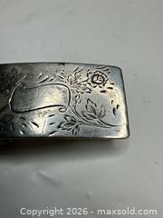 MaxSold Auction: Western Silversmiths Sterling Silver Western Belt Buckle, Medium - Morgan Hill (California, USA) PARTNER MANAGED Estate Sale Online Auction - Dougherty Avenue