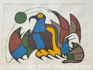 MaxSold Auction: Large Canadian Indigenous Signed John Eric Laford Painting c.1981 - Toronto (Ontario, Canada) PARTNER MANAGED Estate Sale Online Auction - Kimbark Boulevard