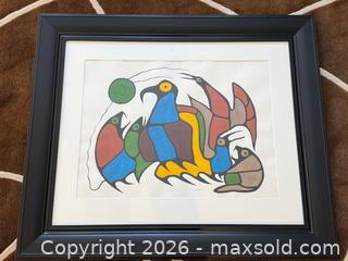MaxSold Auction: Large Canadian Indigenous Signed John Eric Laford Painting c.1981 - Toronto (Ontario, Canada) PARTNER MANAGED Estate Sale Online Auction - Kimbark Boulevard