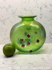MaxSold Auction: Large Robert Held Green Art Glass Vase Signed  - Toronto (Ontario, Canada) PARTNER MANAGED Estate Sale Online Auction - Kimbark Boulevard