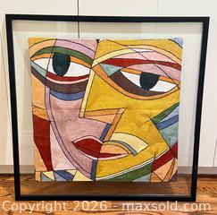 MaxSold Auction: Picasso Abstract Cubist Embroidered Face Art  - Toronto (Ontario, Canada) PARTNER MANAGED Estate Sale Online Auction - Kimbark Boulevard