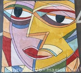 MaxSold Auction: Picasso Abstract Cubist Embroidered Face Art  - Toronto (Ontario, Canada) PARTNER MANAGED Estate Sale Online Auction - Kimbark Boulevard