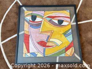 MaxSold Auction: Picasso Abstract Cubist Embroidered Face Art  - Toronto (Ontario, Canada) PARTNER MANAGED Estate Sale Online Auction - Kimbark Boulevard
