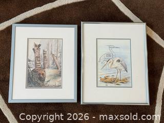 MaxSold Auction: Sue Coleman Canadian Artist Haida Nature Prints  - Toronto (Ontario, Canada) PARTNER MANAGED Estate Sale Online Auction - Kimbark Boulevard