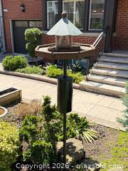 MaxSold Auction: Tall Copper Roof Bird Feeder on Pole  - Toronto (Ontario, Canada) PARTNER MANAGED Estate Sale Online Auction - Kimbark Boulevard